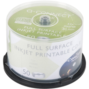 Q-CONNECT CD-R IMPRIMIBLE 700MB SPINDLE 50-PACK KF18020